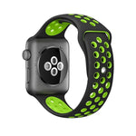 For Apple Watch Ultra 49mm&Watch Ultra 2 49mm / Series 10 46mm / 9&8&7 45mm / SE 3&SE 2&6&SE&5&4 44mm / 3&2&1 42mm Fashionable Classical Silicone Sport Watch Band(Grey Yellow), WA1231A, WA1231B, WA1231BG, WA1231BH, WA1231BL, WA1231BM, WA1231BR, WA1231B...