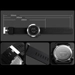 SKMEI 1416 Multifunctional Outdoor Fashion Noctilucent Waterproof Steel Ring Digital Watch, Steel Ring, 1416 Steel Ring