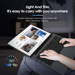 GXMO G156 15.6 inch Laptop, 16GB+512GB, Windows 11 AMD Ryzen 7 5825U Octa Core, Support Fingerprint Unlock, US Plug, 32GB+1TB