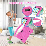 BDF K3 7 inch WiFi Kids Tablet PC with Silicone Case, 2GB+32GB, Android 8.1 MTK6735 Quad Core CPU, US Plug, 4GB+64GB