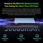 HOTWAV Tab R9 Ultra IP68/IP69K Rugged Tablet, 8GB+512GB, 11 inch Android 15 Unisoc T8200 Octa Core 5G Network, Global Version with Google Play, EU Plug, Tab R9 Ultra