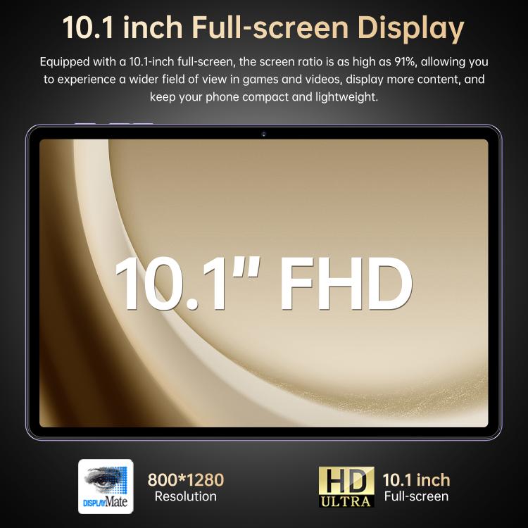 Pad 25 Ultra 10.1 inch 4G LTE Tablet PC, 4GB+32GB, Android 10 MTK6755 Octa Core, EU Plug, EU Plug