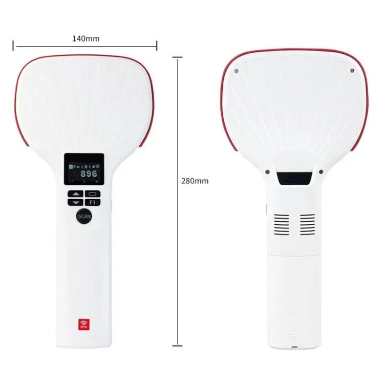 Long Range RFID UHF Portable Handheld Bluetooth Reader, Style: Standard + 2D Head, Standard + 2D Head, EU Plug, Standard + 2D Head, US Plug, Standard + 2D Head, UK Plug