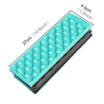 2 PCS Portable Folding Cellular Massage Cushion Outdoors Damp Proof Picnic Seat Mats EVA Pad, 2 PCS (Dark green), 2 PCS (Grass green), 2 PCS (Orange), 2 PCS (Blue), 2 PCS (Purple), 2 PCS (Red)