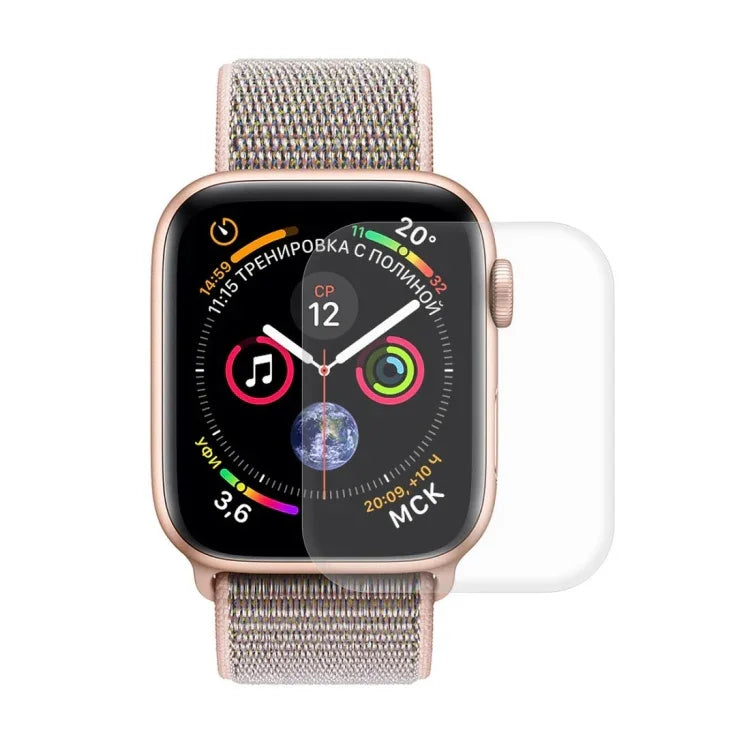 ENKAY Hat-Prince 2 in 1 TPU Semi-clad Case + 3D Full Screen PET Curved Heat Bending Film for Apple Watch Series 6 / 5 / 4 / SE 3 / SE 2 / SE 1 40mm, F Apple Watch Series 6 / 5 / 4 / SE 3 / SE 2 / SE 1 40mm