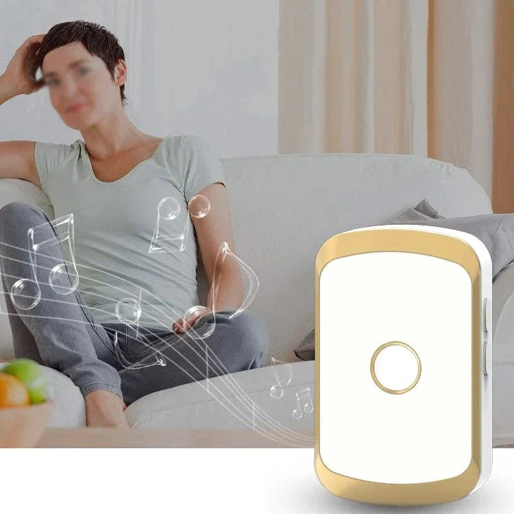 CACAZI A20 Smart Home Wireless Doorbell Digital Music Remote Control Waterproof Doorbell - Trustpick