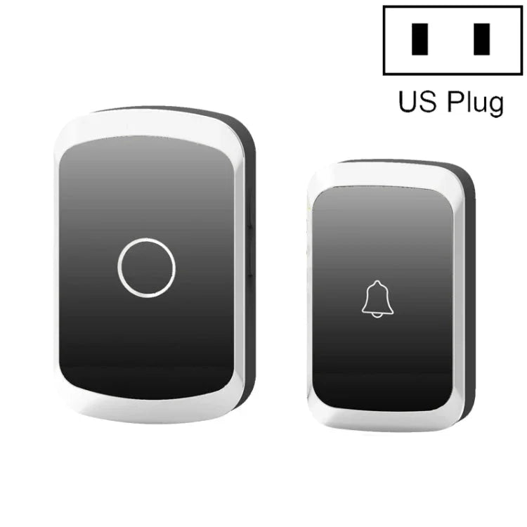 CACAZI A20 Smart Home Wireless Doorbell Digital Music Remote Control Waterproof Doorbell - Trustpick