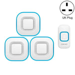 CACAZI V028F 1 For 3 Wireless Music Doorbell without Battery - Trustpick