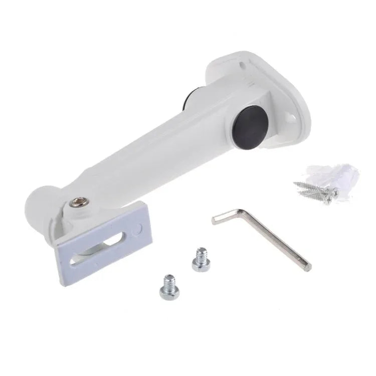 CCTV Wall Mount Stand Aluminum Metallic Silver Bracket Indoor Outdoor for Bullet Camera IP Camera Bracket Accessories - Trustpick