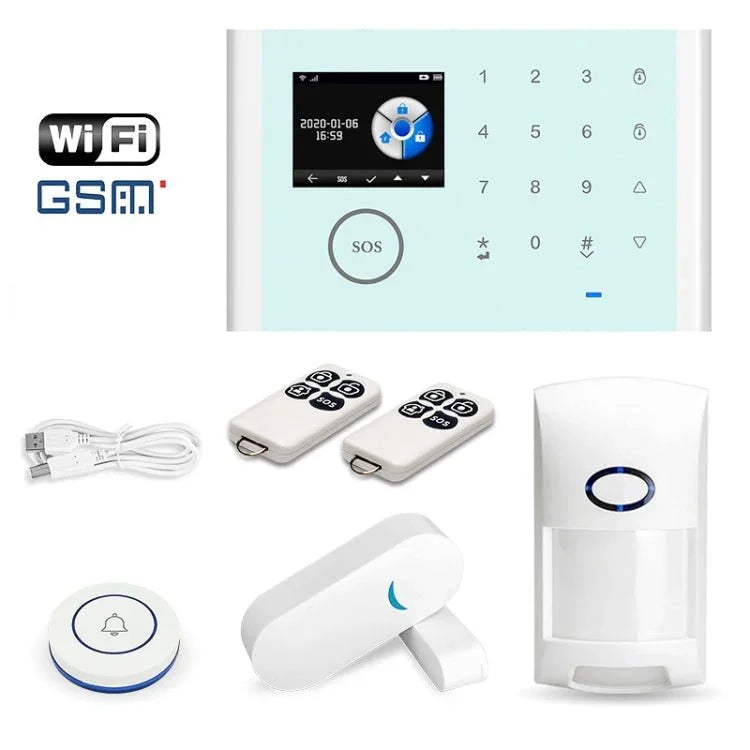 CS118 WIFI+GSM Tuya Smart Voice Alarm System Supports Amazon Alexa/ Google Assistant - Trustpick