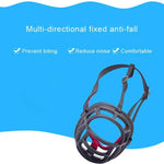 Dog Muzzle Prevent Biting Chewing and Barking Allows Drinking and Panting, Size: 10.3*9.3*12.5cm - Trustpick