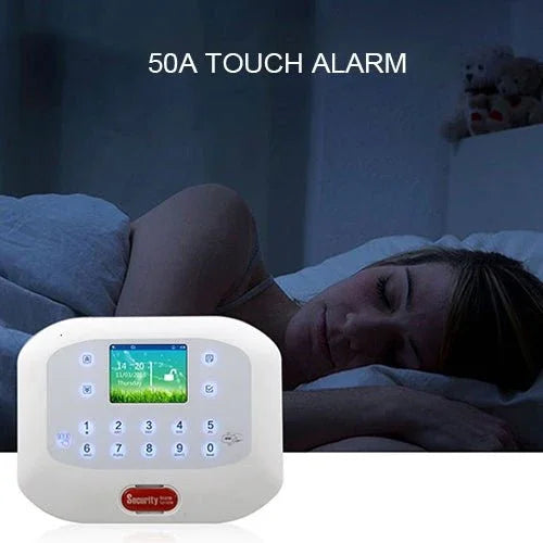 DY - GSM50A 8 in 1 Kit 315MHz / 433MHz Wireless GSM/PSTN Intelligent Anti - Burglar Alarm System, Touch Panel LCD Screen - Trustpick