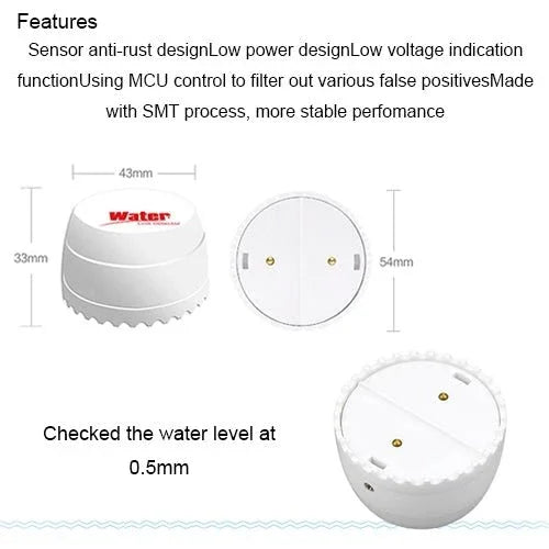 DY - SQ100B Water Leakage Detector with Two Sensors - Trustpick