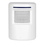 FY - 0256 2 in 1 PIR Infrared Sensors (Transmitter + Receiver) Wireless Doorbell Alarm Detector for Home / Office / Shop / Factory, EU Plug - Trustpick