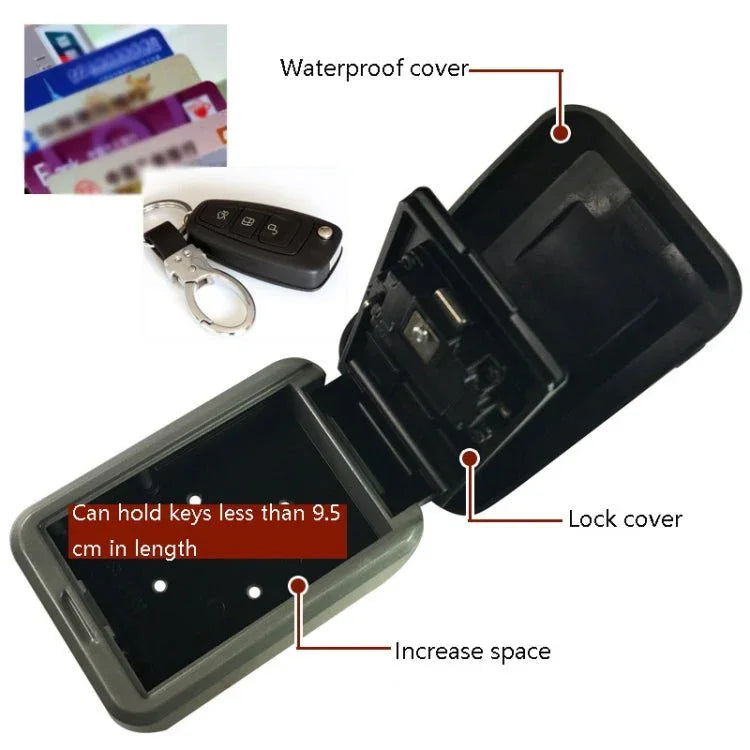 KB - Q - FSG Large Capacity Wall - Mounted Key Box Password Key Storage Box - Trustpick