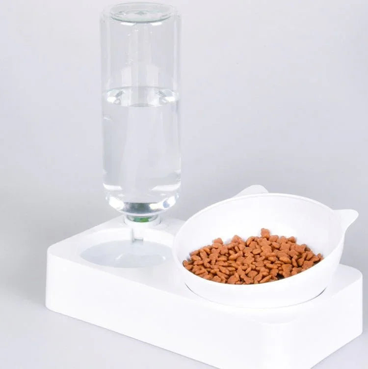 Pet Bowl Anti - tipping Automatic Drinking Water Feeding Bowl - Trustpick