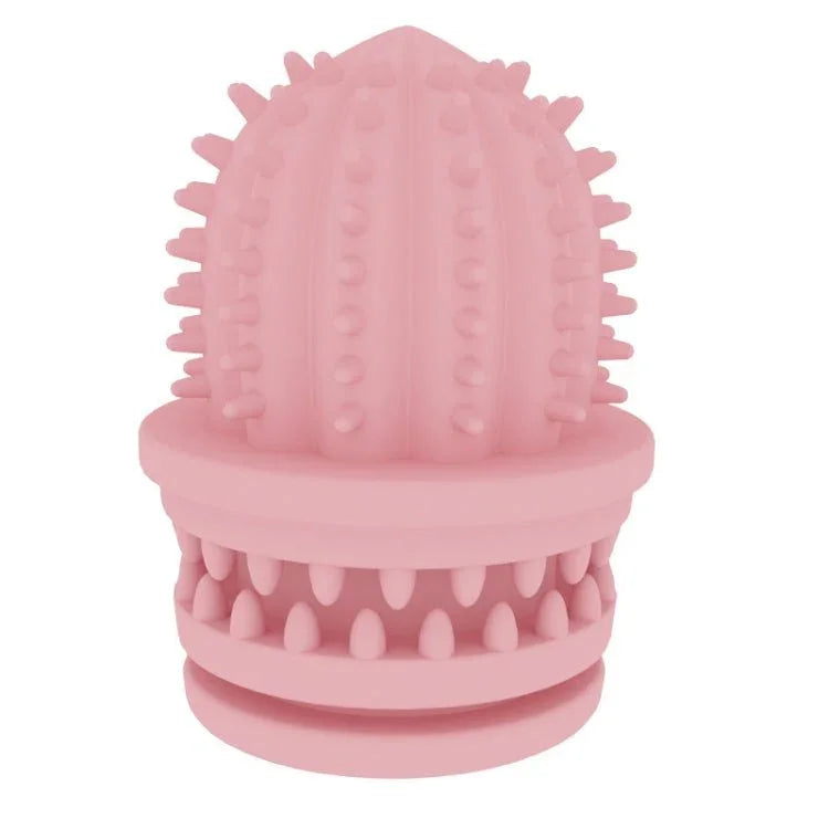 Pet Cleaning Teeth TPR Cactus Lightweight Bite - resistant Educational Toys - Trustpick