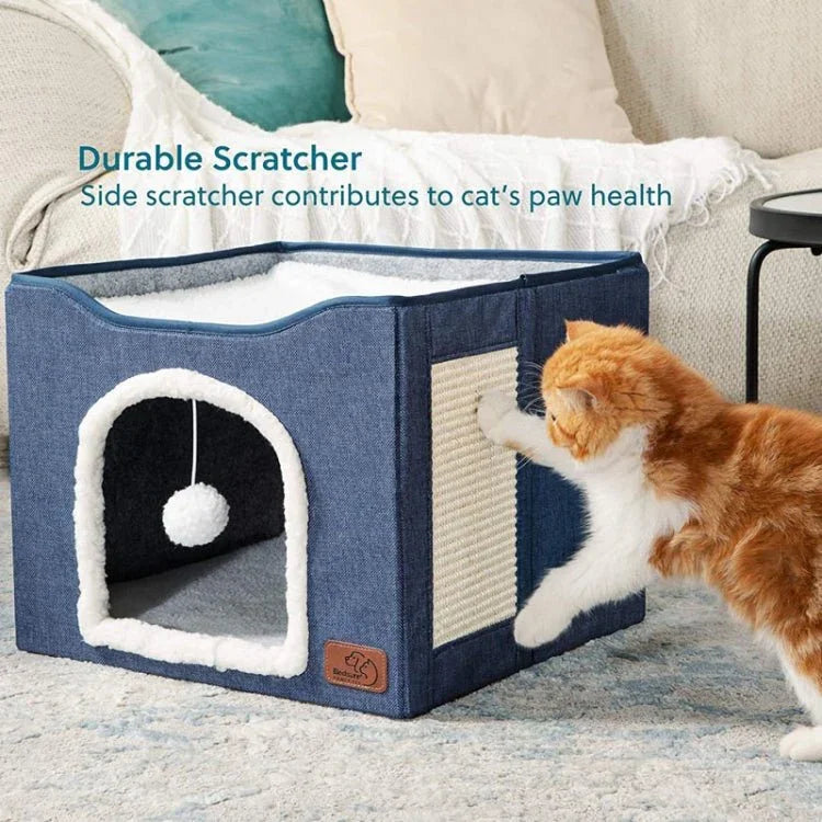 Pet Stool Pet Kennel Indoor Foldable Storage Stool Cat Dog Kennel - Trustpick