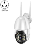 QX33 1080P Panoramic PTZ 360 Degree Rotating WIFI Camera, Support Day and Night Full Color & Two - way Voice Intercom & Motion Detection Alarm & Video Playback & 64GB TF Card, AU Plug - Trustpick