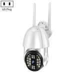 QX33 1080P Panoramic PTZ 360 Degree Rotating WIFI Camera, Support Day and Night Full Color & Two - way Voice Intercom & Motion Detection Alarm & Video Playback & 64GB TF Card, AU Plug - Trustpick
