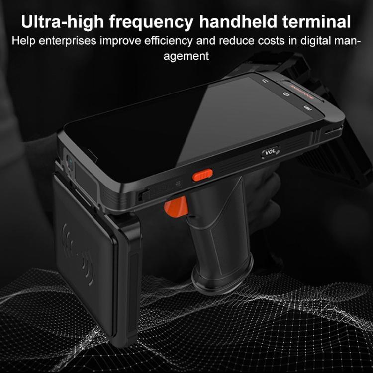 RFID UHF Handheld Intelligent Terminal PDA Scanner 915M Reader, Style: Standard Version + QR Code Scanning - Trustpick