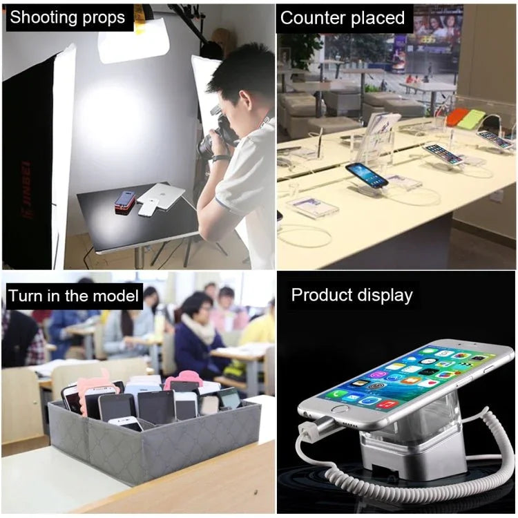 S15 Anti - theft Alarm Stand Security System Touch Burglar Alarm / Anti - theft Alarm Display Holder for Mobile Phones with Type - C / USB - C Port - Trustpick