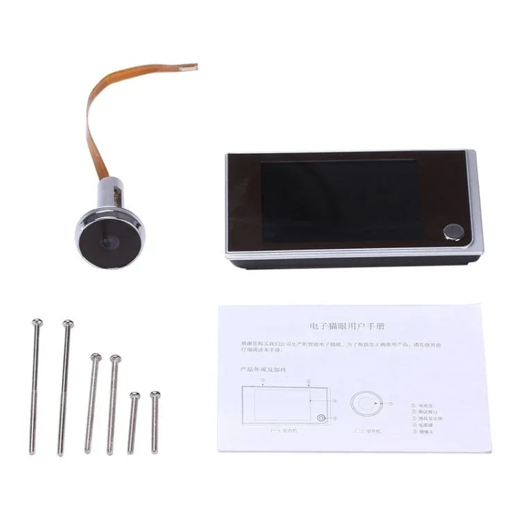 SN520A 3.5 inch Screen 1.0MP Security Camera Digital Peephole Door Viewer - Trustpick