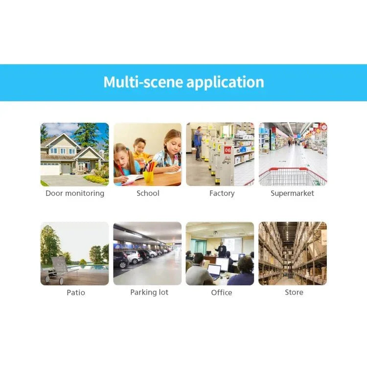 Sricam SP028 1080P HD Outdoor PTZ Camera, Support Two Way Audio / Motion Detection / Humanoid Detection / Color Night Vision / TF Card, US Plug - Trustpick