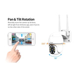 Sricam SP028 1080P HD Outdoor PTZ Camera, Support Two Way Audio / Motion Detection / Humanoid Detection / Color Night Vision / TF Card, US Plug - Trustpick