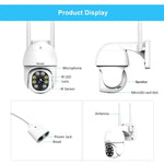 Sricam SP028 1080P HD Outdoor PTZ Camera, Support Two Way Audio / Motion Detection / Humanoid Detection / Color Night Vision / TF Card, US Plug - Trustpick