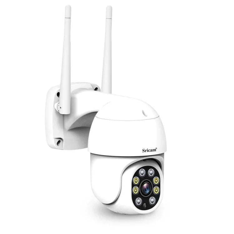 Sricam SP028 1080P HD Outdoor PTZ Camera, Support Two Way Audio / Motion Detection / Humanoid Detection / Color Night Vision / TF Card, US Plug - Trustpick