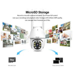 Sricam SP028 1080P HD Outdoor PTZ Camera, Support Two Way Audio / Motion Detection / Humanoid Detection / Color Night Vision / TF Card, US Plug - Trustpick