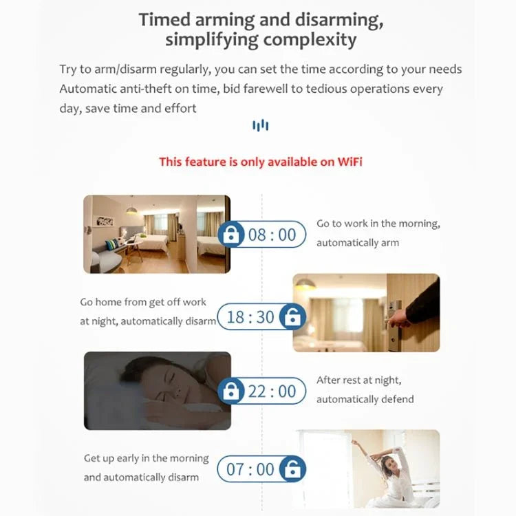 TUYA APP Control Wireless PIR Motion Sensor Alarm WiFi Motion Detector - Trustpick