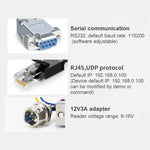 UHF RFID Long Range 9dBi Integrated Reader with E710 Chip, Style: Add Power Over Ethernet - Trustpick