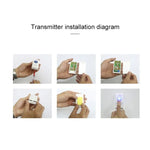VOYE V022F Home Music Remote Control Wireless Doorbell with 38 Polyphony Sounds - Trustpick