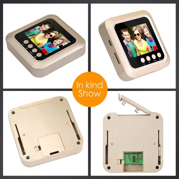 W5 2.4 inch Screen 2.0MP Security Camera No Disturb Peephole Viewer Doorbell, Support TF Card / Night Vision / Video Recording - Trustpick
