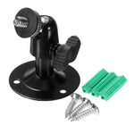 Wall Mount Bracket Installation Metal Holder Secure Rotary CCTV Camera Stand - Trustpick
