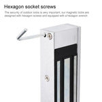 YH - 180D Double Door Magnetic Lock (180kg) - Trustpick
